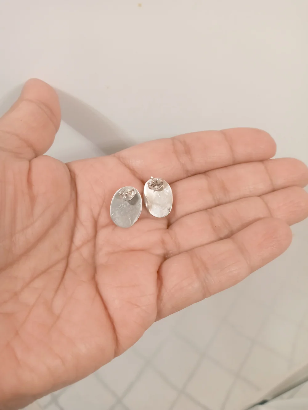 Vintage Sterling Silver Stud Earrings